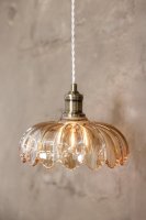 Taklampa i Amberglas - Kurage - Markslöjd