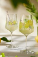 Vinglas med Blommor Sommertau Limoncello NO: 19 & 20