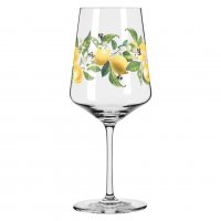 Vinglas med Blommigt Mönster - Ritzenhoff Sommertau Hugo NO: 24