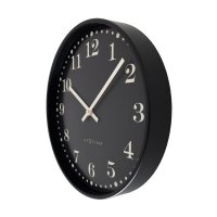 Dickens Väggklocka 30 cm Svart