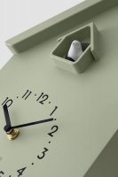 Twitter Väggklocka/Gökur 21,5x41,5 cm Grön