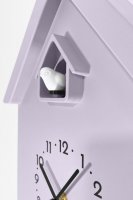 Lila Gökur/Väggklocka med Fågelkvitter - NeXtime Twitter