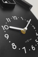 Twitter Väggklocka/Gökur 21,5x41,5 cm Svart