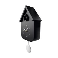 Svart Gökur/Väggklocka med Fågelkvitter- Twitter NeXtime