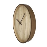 Oslo Large Väggklocka Large 50 cm Brun/Natur