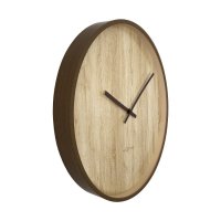 Oslo Väggklocka Large 50 cm Brun/Natur