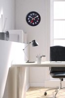 Väggklocka med Röd Visare -  NeXtime Station Numbers 35 cm