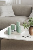 LED Värmeljus 4x4,5 cm Sage Green 2-pack