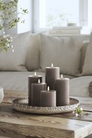 LED Blockljus Mocca 7,5x15 cm