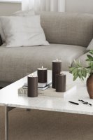 LED Blockljus Mocca 7,5x20 cm