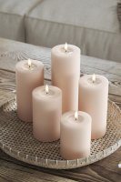 Rosa Batteriljus - DeluxeHomeart