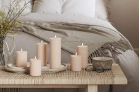 Rosa Batteriljus - Online - DeluxeHomeart