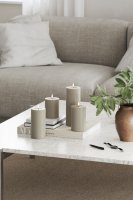 LED Blockljus Sand 7,5x20 cm