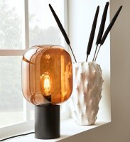BROOKLYN bordslampa i glas och metall från Markslöjd | Online hos Northmans.se