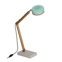 Grön/turkos bordslampa i retrostil - Mr. Wattson Tiffany Green - Piffany Copenhagen online hos Northmans.se