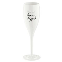 Okrossbart och repfritt snyggt champagneglas Make your dreams happen - Koziol online hos Northmans.se