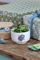 Mumin Skål Vit med Stinky - Dsignhouse x Moomin