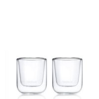 Två espressoglas / teglas - NERO från Blomus | Online hos Northmans.se
