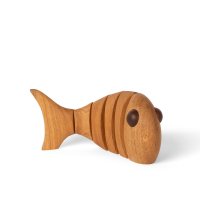 Trädekoration Fisk The Wood Fish Small 18 cm Spring Copenhagen | Online hos Northmans.se