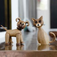 Spring Copenhagen trädekor hund Happy & katt Lucky | Online hos Northmans.se