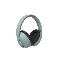 Grön Hörselskydd För Barn Hush Dusty Green - Kreafunk Kids