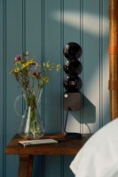 Stilren Svart Powerhub med USB-C, USB-A och EU-kontakt - Sladdlös - Ampie Kreafunk