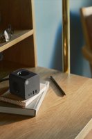 Snyggt Svart Grenuttag med USB-C, USB-A och EU-kontakt - Ampie Wired Kreafunk