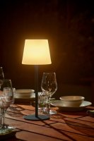 Bärbar LED-Lampa m Solcell - Arc Svart - Kreafunk