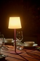 Bärbar LED-Lampa m Solcell - Arc Terracotta - Kreafunk