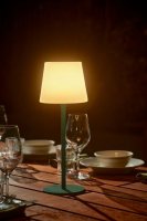 Grön Bärbar LED-Lampa m Solcell - Arc Kreafunk