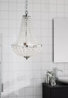 Inred med en kristallkrona i badrummet för lyxig känsla! - Markslöjd Gränsö online hos Northmans.se