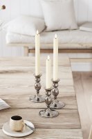 LED Kronljus 2,2x24 cm Cream 2-pack