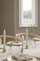 LED Kronljus 2,2x24 cm Sage Green 2-pack