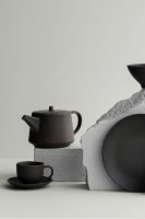 Kumi Sidotallrik Ø16 cm Espresso