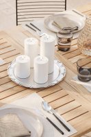 LED-Blockljus Utomhus Vit 7,5x12,5 cm