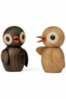 Spring Birds Träfåglar Trendy Ash och Jokey Oak