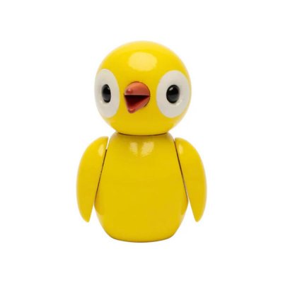 Spring Birds Fågel Youthful Trädekoration 6,5 cm Gul - Spring Copenhagen