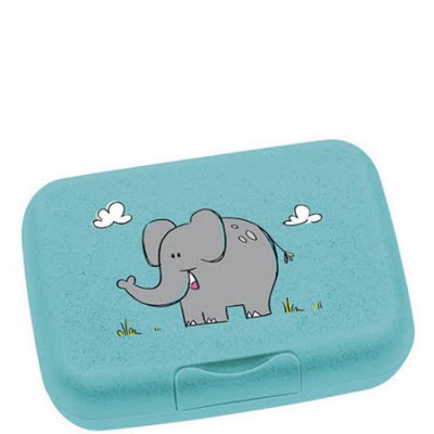BAMBINI matlåda med elefant - Turkos - Leonardo | Online hos Northmans.se