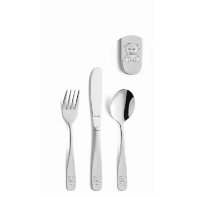 Barnbestick Bear 2-4 år Rostfritt Stål - Amefa | Online hos Northmans.se