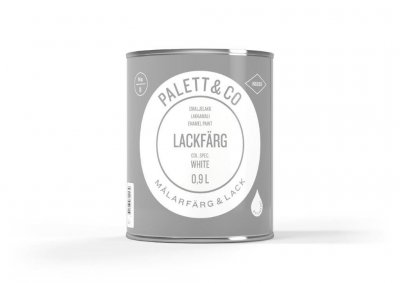 Palett & Co Lackfärg White (vit) 0,9 l - Northmans