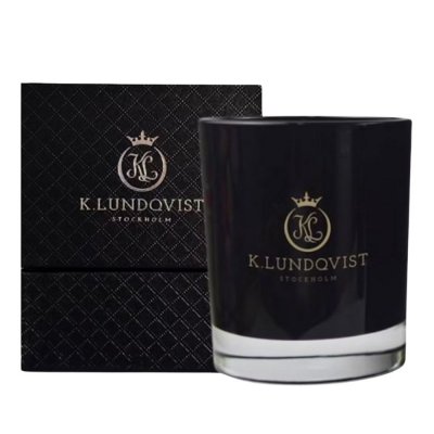 Doftljus K. Lundqvist White Pearls svart