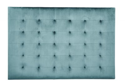 Blå sänggavel i sammet, Soft Petrol - Jakobsdals | Northmans.se