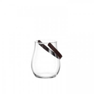 Snygg lykta i klarglas med handtag, 18 cm, GIARDINO - Leonardo online hos Northmans.se