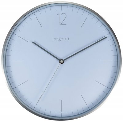 Väggklocka Essential Silver Vit 34 cm | NeXtime online hos Northmans.se